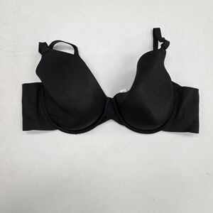 Cacique Lightly Lined Full Coverage Underwire Bra Black 42C